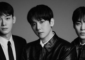 EXO-CBX members Chen, Baekhyun, and Xiumin