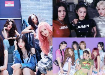 IVE, BLACKPINK, and TWICE