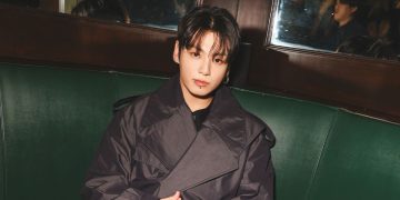 Jungkook of BTS at the Calvin Klein after-party