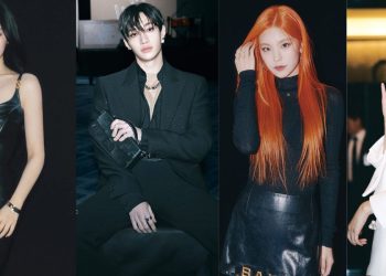 Ningning, Bang Chan, Yeji, and Park Bo Young at Love Your w event