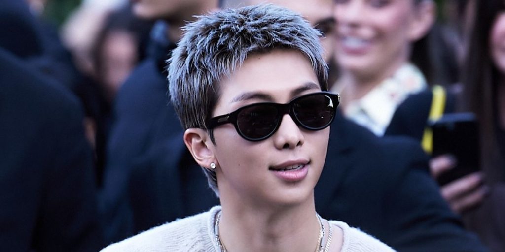 RM of BTS at Bottega Veneta SS26 Show
