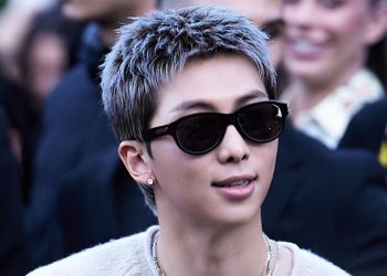 RM of BTS at Bottega Veneta SS26 Show