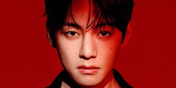 BTS V in a campaign image for TIRTIR