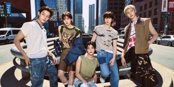 CORTIS in a concept photo for debut EP 'Color Outside The Lines'