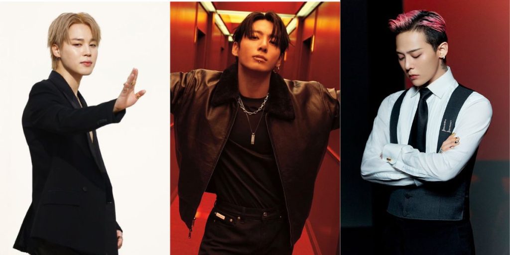 Jimin, Jungkook, G-Dragon