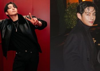 Jungkook and V of BTS