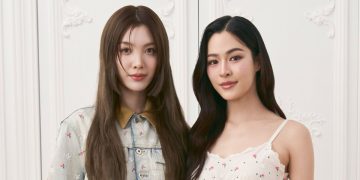Lingling Kwong and Orm at Dior's Paris Fashion Week show