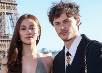 Lola Tung and Christopher Briney at 'The Summer I Turned Pretty' finale celebration event in Paris
