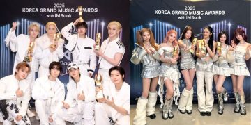 Stray Kids and IVE at the 2025 Korea Grand Music Awards