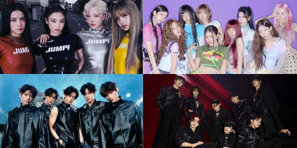 BLACKPINK, TWICE, TXT, and ATEEZ