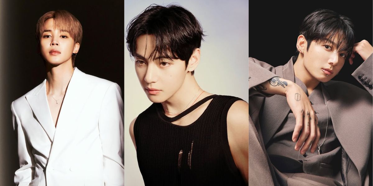 BTS Jimin, V, and Jungkook