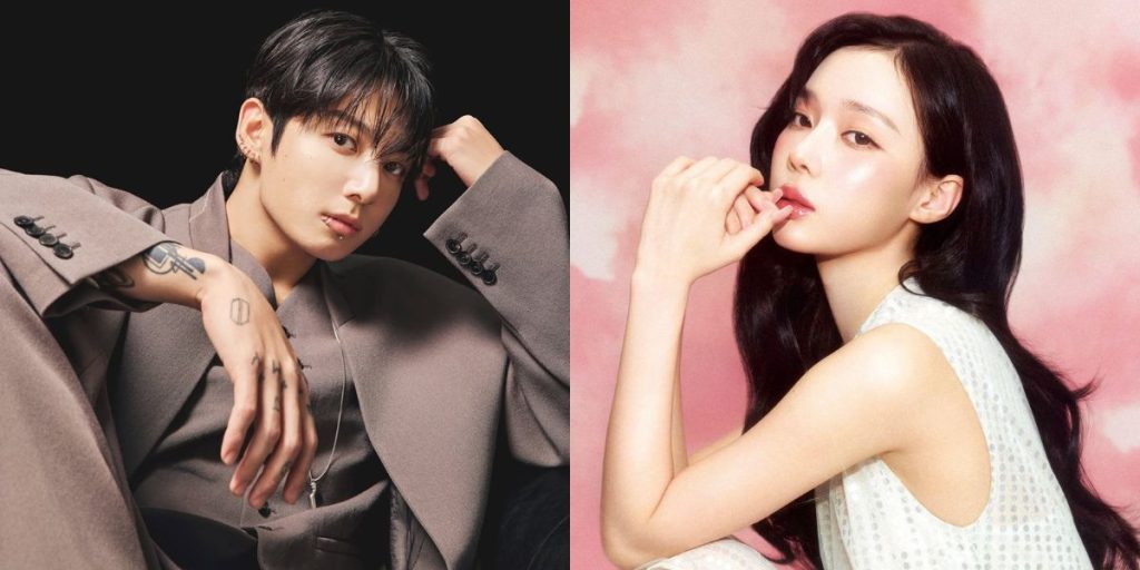 BTS Jungkook and Winter from aespa