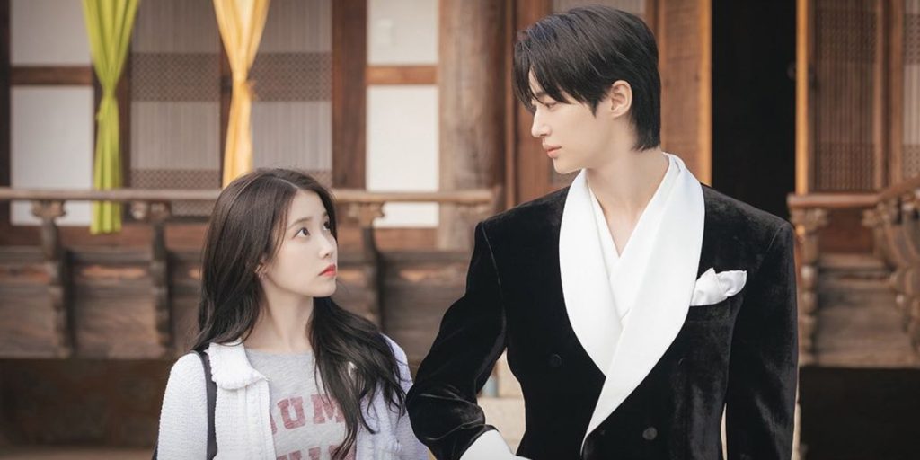 IU and Byeon Woo Seok in a teaser for 'Perfect Crown'
