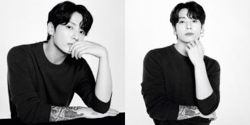 Jungkook in a teaser for Chanel campaign