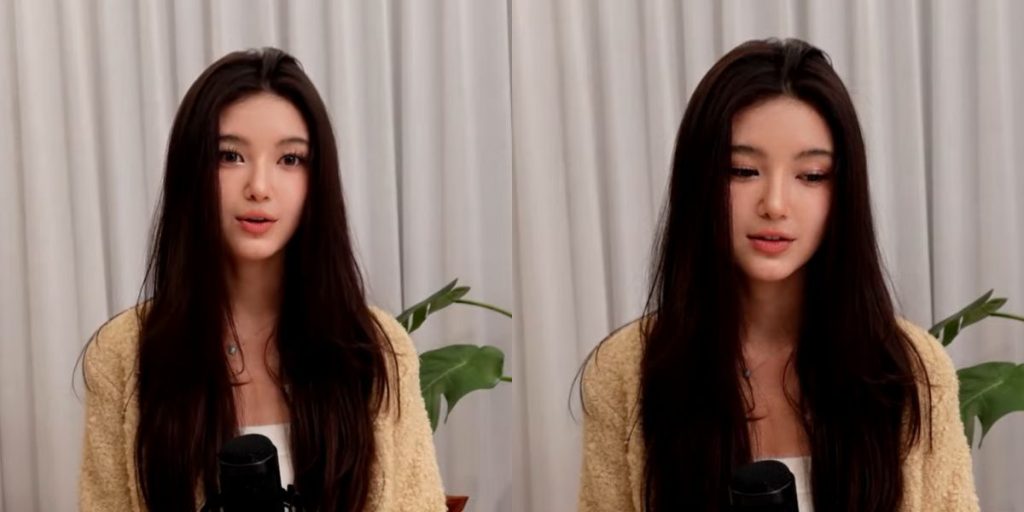 Danielle of NewJeans in a recent livestream