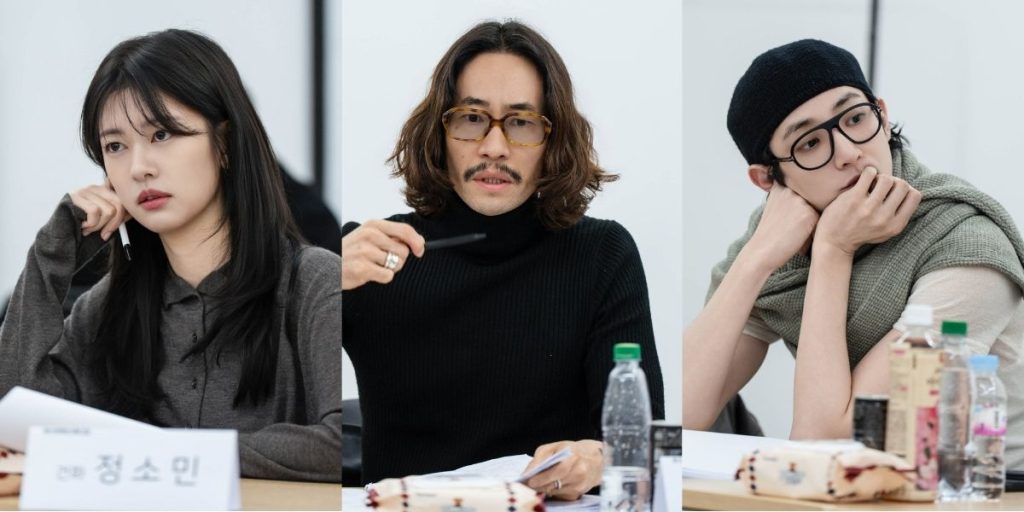 Jung So Min, Ryoo Seung Bum, and Lee Soo Hyuk at 'the Dealer' script reading