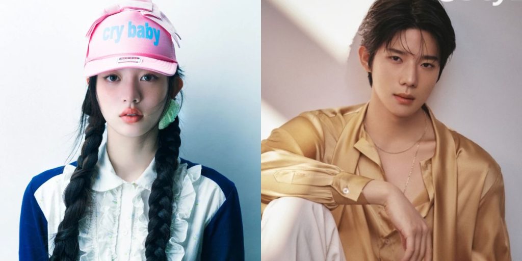 Minju of ILLIT and Moon Sang Min