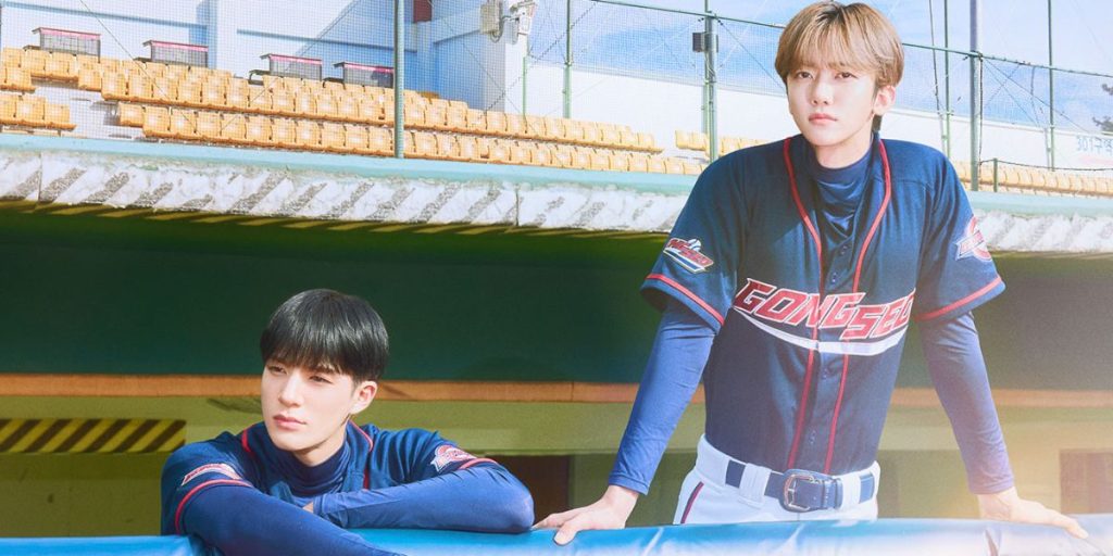 NCT DREAM Jeno and Jaemin in a teaser poster for 'Wind Up'