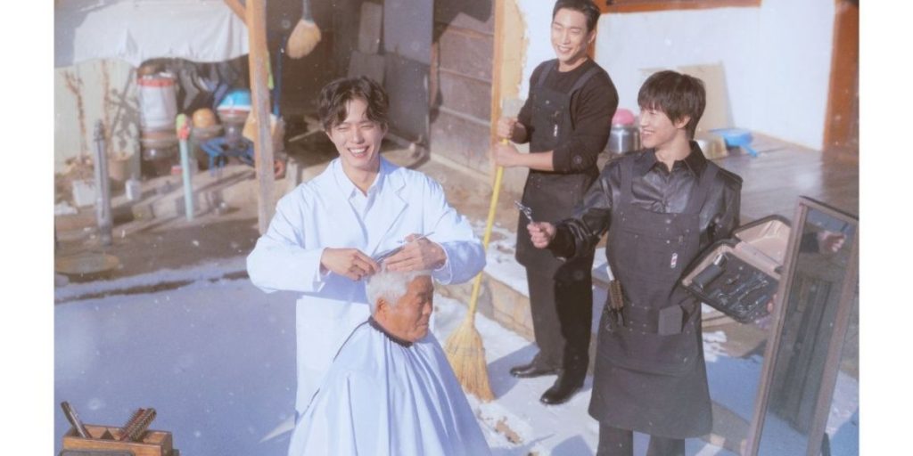 Park Bo Gum in a teaser for The Village Barber