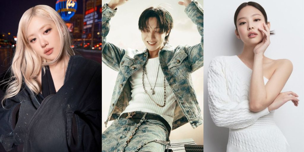 ROSÉ , j-hope, and Jennie