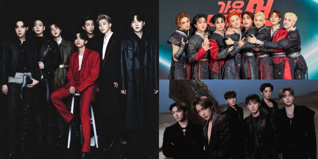 BTS, Stray Kids, EXO