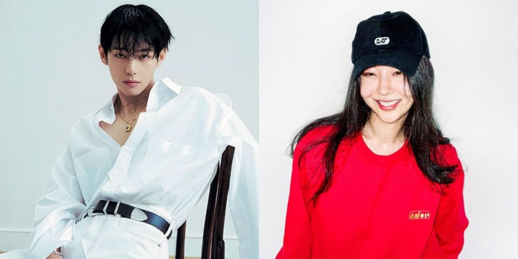 BTS V and Min Hee Jin