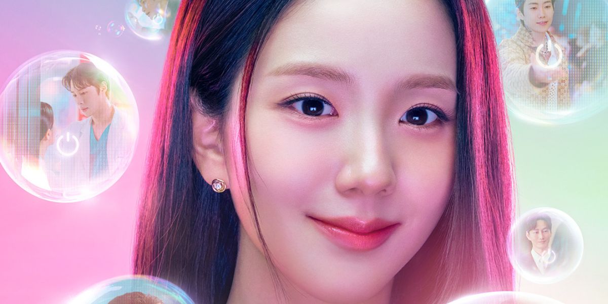 Jisoo in a poster for 'Boyfriend on Demand'