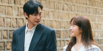 Park Sung Hoon and Han Ji Min in a still for 'The Practical Guide to Love'