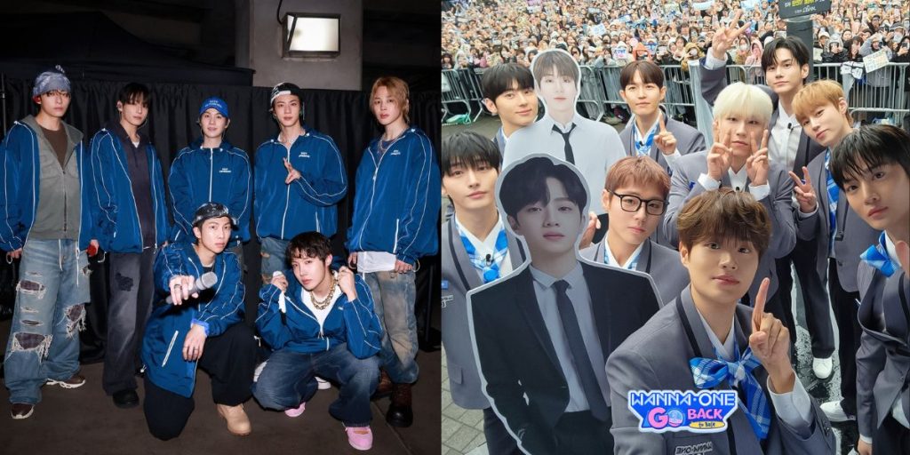 BTS and Wanna One