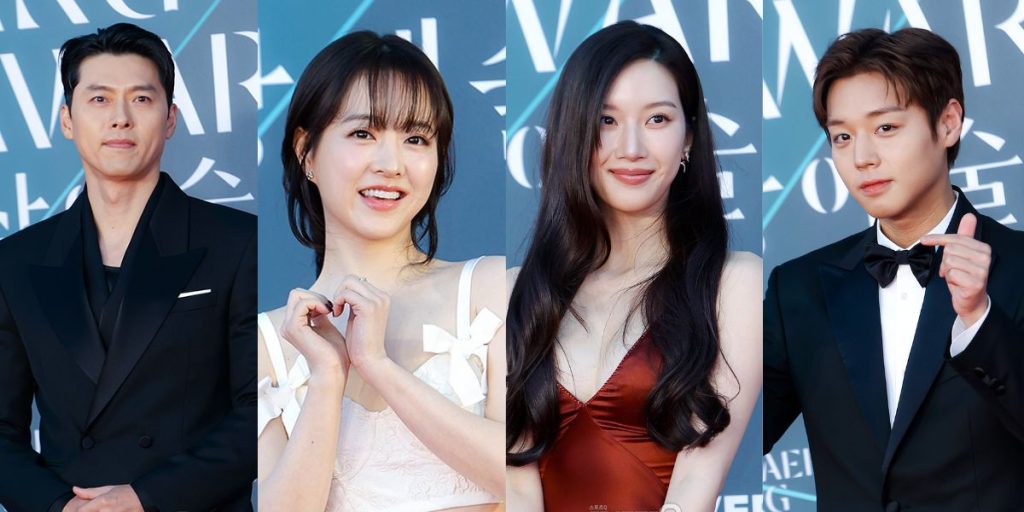 Hyun Bin, Park Bo Young, Mun Ka Young, and Park Ji Hoon at 62nd Baeksang Arts Awards